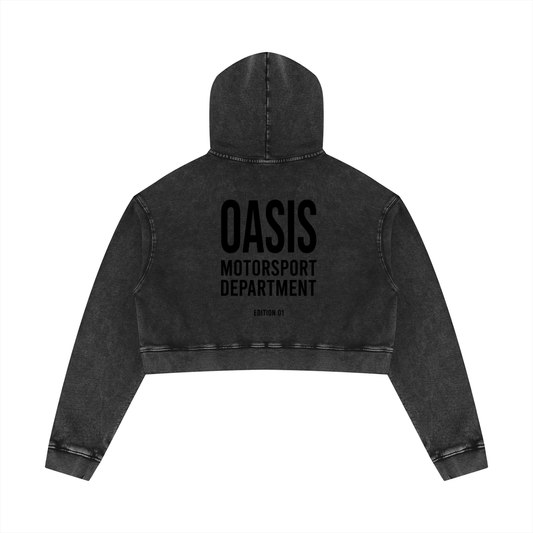 Motorsport Cropped Hoodie