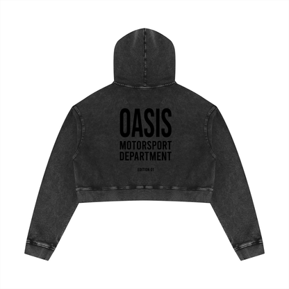 Motorsport Cropped Hoodie